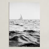 "Diverge" - Art Print in Black and White by Jessica C Nugent - Unframed