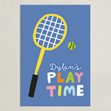 "Play Time" - Personalized Art Print in Denim Blue by Chi Hey Lee - Unframed