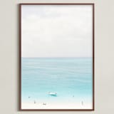 "Island Time 2" - Art Print in Sea by Lindsay Madden - Framed