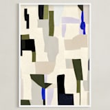 "paper tapestry I" - Art Print in Day by Sumak Studio - Framed