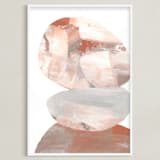 "Shaped by Nature" - Art Print in Clay by Agnes Pierscieniak - Framed