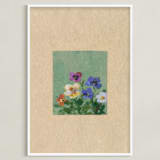 "Cluster" - Art Print in Jadeite Green by Brittany Smith - Framed