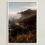 "Yerba Buena Rd" - Art Print in Pavement by Megan DiVita - Framed