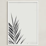 "One" - Art Print in Charcoal by Stacy Cooke - Framed