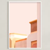 "Urban Desert Series 1" - Art Print in Soft Earth Tones by Lisa Sundin - Framed