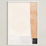 "Journey 01" - Art Print in Desert Brown by WeArt - Framed