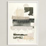 "Reflected" - Art Print in Beige by Lorent and Leif - Framed