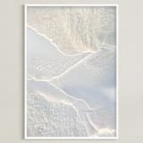 "Tranquil Collective" - Art Print in Icy Blue by Lisa Sundin - Framed