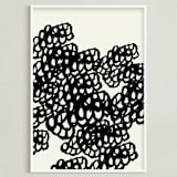 "Black Sheep" - Art Print in Noir by rose lindo - Framed