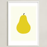 "Heirloom Pear" - Art Print in Danjou by Alexandra Stafford - Framed