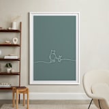 "A Simple Stroll" - Art Print in Forest by Britt Mills - In a Room