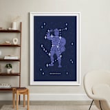 "Disney's Hercules Stars Are Born" - Art Print in Pruple by Rebecca Smith - In a Room