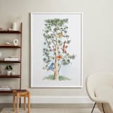 "Disney's Winnie The Pooh Tree" - Art Print in Green by Emma Adams - In a Room