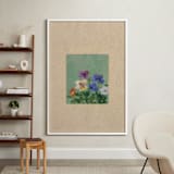"Cluster" - Art Print in Jadeite Green by Brittany Smith - In a Room