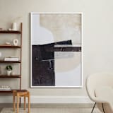 "Last Tuesday" - Art Print in Sand by Jennifer Daily - In a Room