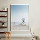 "Tower 2" - Art Print in tower blue by Kamala Nahas - In a Room