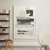 "Reflected" - Art Print in Beige by Lorent and Leif - In a Room