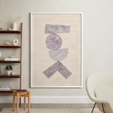 "Tipping Point" - Art Print in Muted Rose by Kara Kosaka - In a Room