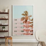 "Pastel Holidays" - Art Print in Peach Pearl by Rega - In a Room