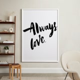"Always Love" - Art Print in Classic by Maria Clarisse - In a Room
