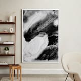 "Hemingway" - Art Print in Midnight Charcoal by Katherine Jury - In a Room