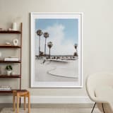 "Santa Barbara Skate 2" - Art Print in color by Kamala Nahas - In a Room