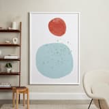 "Moonlight Rain" - Art Print in Moonlight Rain by Hi Uan Kang Haaga - In a Room