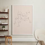 "lunettes" - Art Print in Linen by On Friday We - In a Room