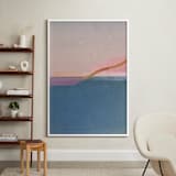 "Horizons IV" - Art Print in ocean by Sumak Studio - In a Room