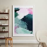 "Vivid Splash" - Art Print in Ocean by Melanie Severin - In a Room
