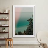 "Idyllic Day" - Art Print in Blue Aqua by OLIVIA JOY ST.CLAIRE - In a Room