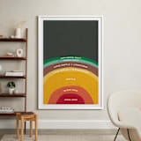 "The Earth" - Art Print in Magma by Erica Krystek - In a Room