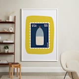 "Oh Buoy" - Art Print in Sunshine by Nadia Hassan - In a Room