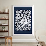 "Fairy House" - Art Print in Midnight by Kristen Knechtel - In a Room