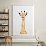 "baby animal.giraffe" - Art Print in merigold by Cass Loh - In a Room