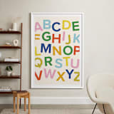 "happy alphabet" - Art Print in Rainbow by Ellen Schlegelmilch - In a Room