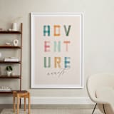 "Adventure Lies Ahead" - Art Print in Paper by Brandy Folse - In a Room