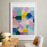 "Safe as houses" - Art Print in peach by raven erebus - In a Room