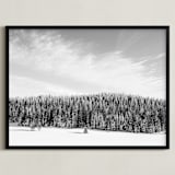 "Stand Tall" - Art Print in Cloudy Day by Jamie Lollback - Framed