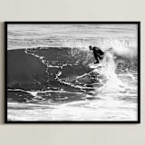 "No More Waiting" - Art Print in Black & White by Carole Crohan - CaroleeXpressions - Framed