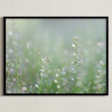 "Spring on the Horizon" - Art Print in Fresh Green by studio SYLVO - Framed