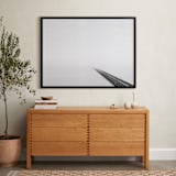 "Never-Ending Bridge" - Art Print in Grey Shades by Marker Girl - In a Room