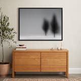 "a foggy NIGHT" - Art Print in foggy gray by Gail Schechter - In a Room