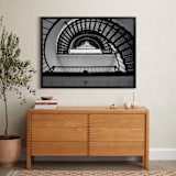 "Lighthouse Spiral" - Art Print in Spiral Black by Jeff Preuss - In a Room