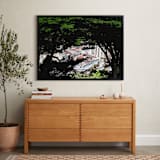 "San Francisco Tree View" - Art Print in Tree Black by Jeff Preuss - In a Room