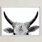 "Jane Gallagher" - Art Print in Slate by Amy Carroll - Framed