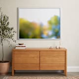 "autumn obscured" - Art Print in Chartreuse by Naomi Ernest - In a Room