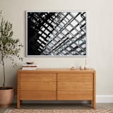 "Framing Sky" - Art Print in ivory black by Van Tsao - In a Room