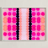 "Still Not Scared" - Art Print in Magenta by HAPI ART - Framed