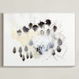 "Magnetic II" - Art Print in Black and White by Elle Claire - Framed Canvas
